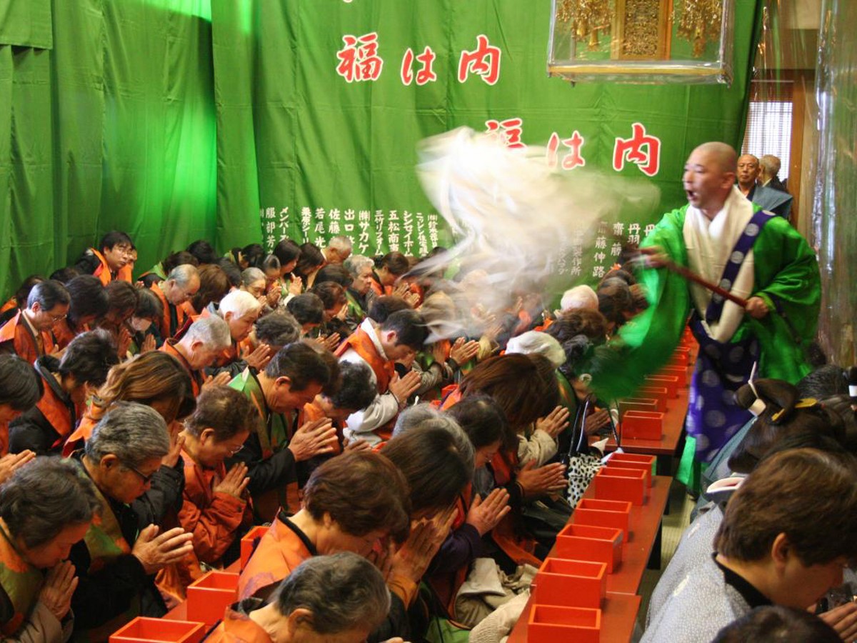 成田山 万福院　节分追儺撒豆式