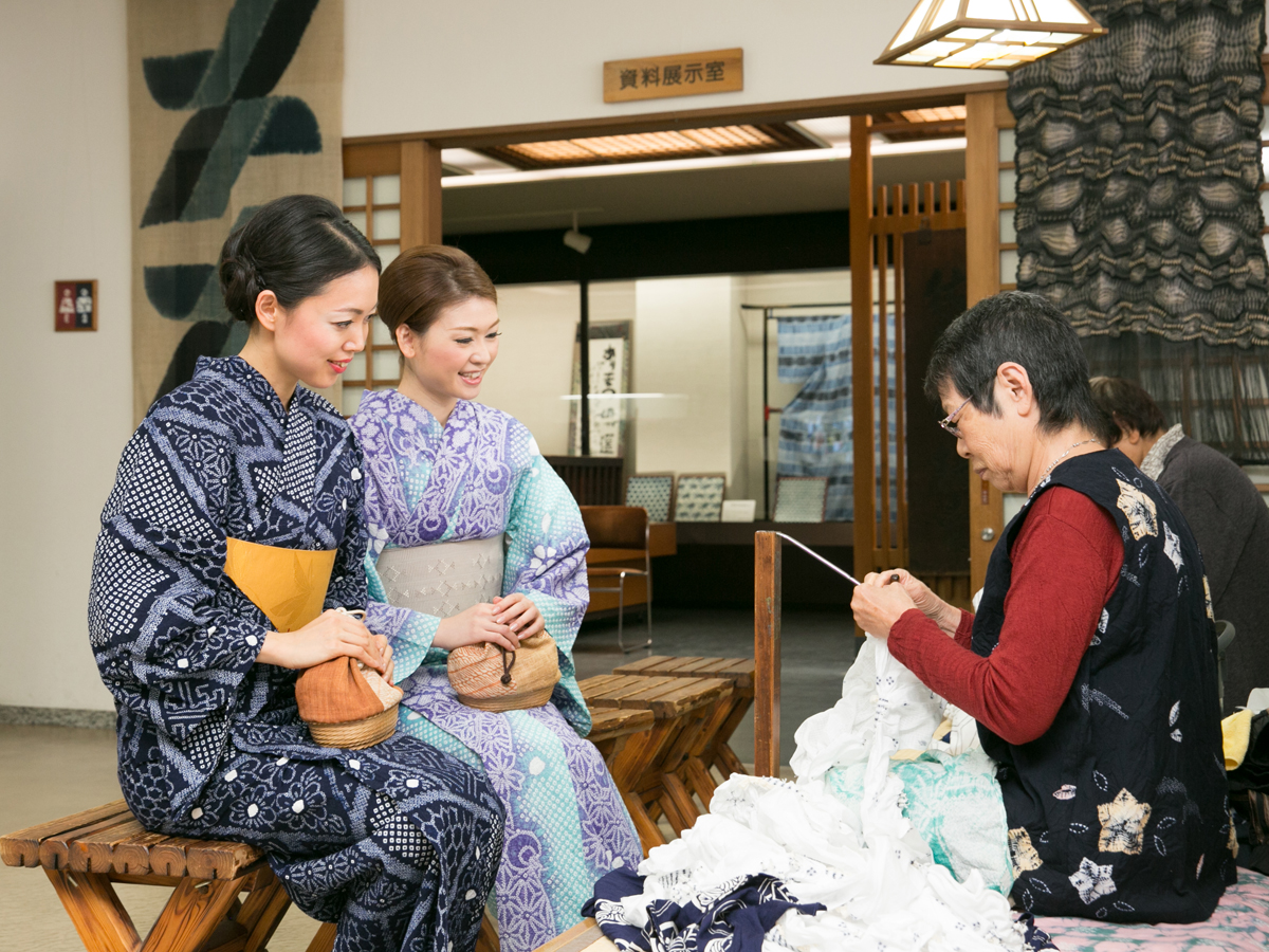 有松絞会館と有松・鳴海の古い町並み