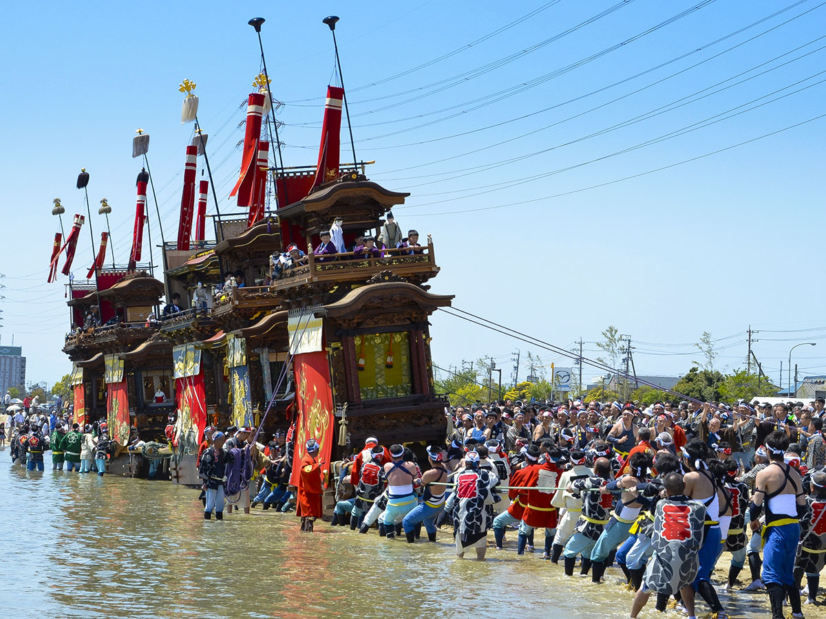 半田まつり 亀崎潮干祭の山車