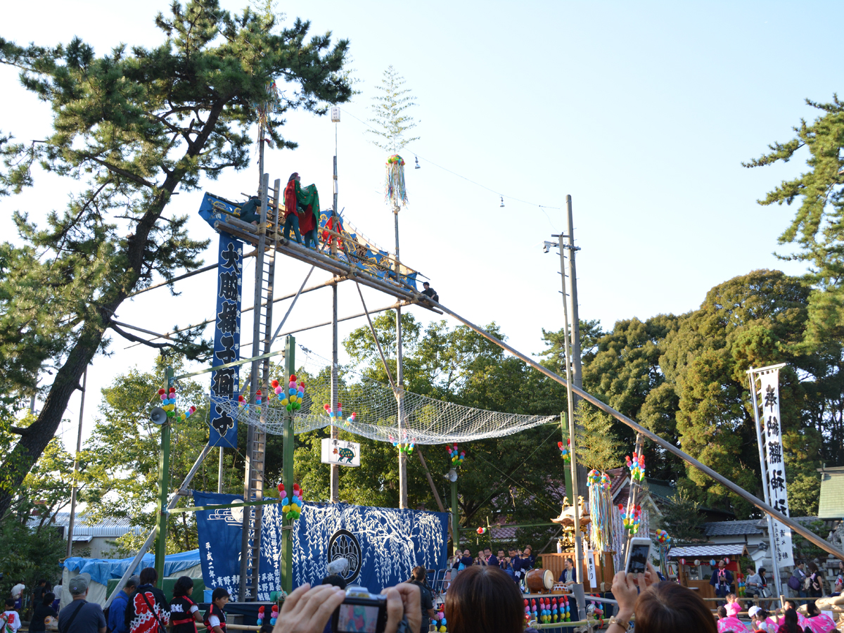 Owaki Lion Ladder Festival