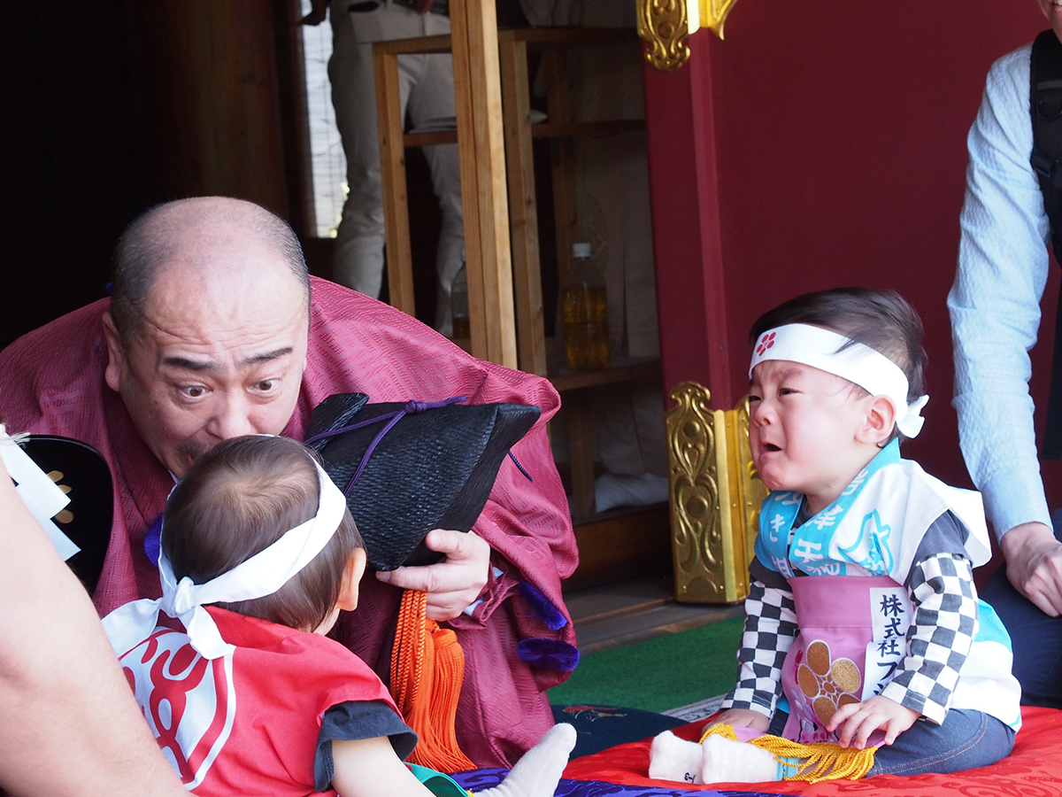 奉納 岩津天神泣き相撲