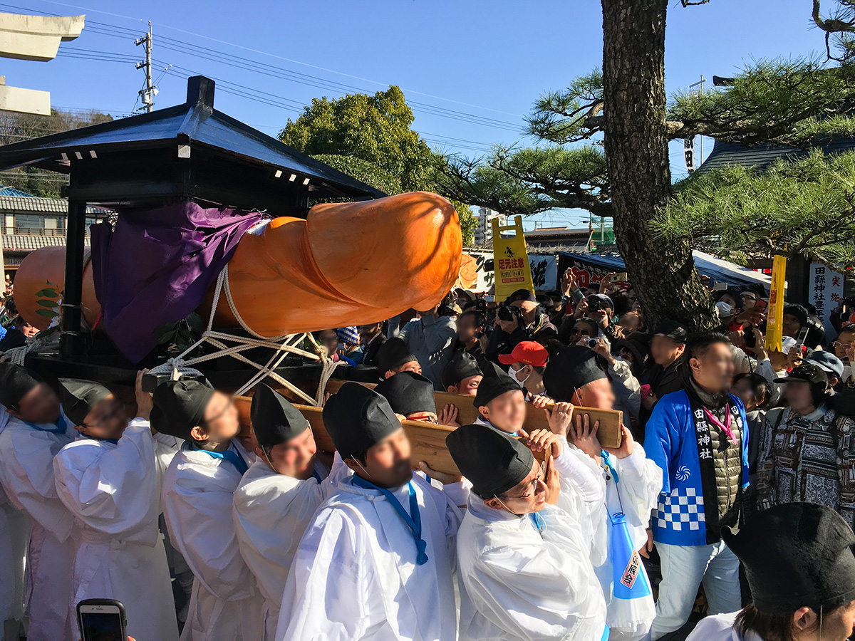 Tagata Jinja Shrine's Honen Festival