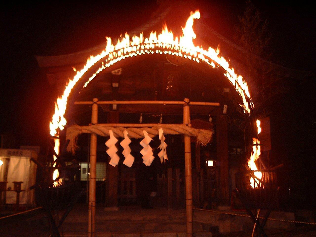 真清田神社　钻火环