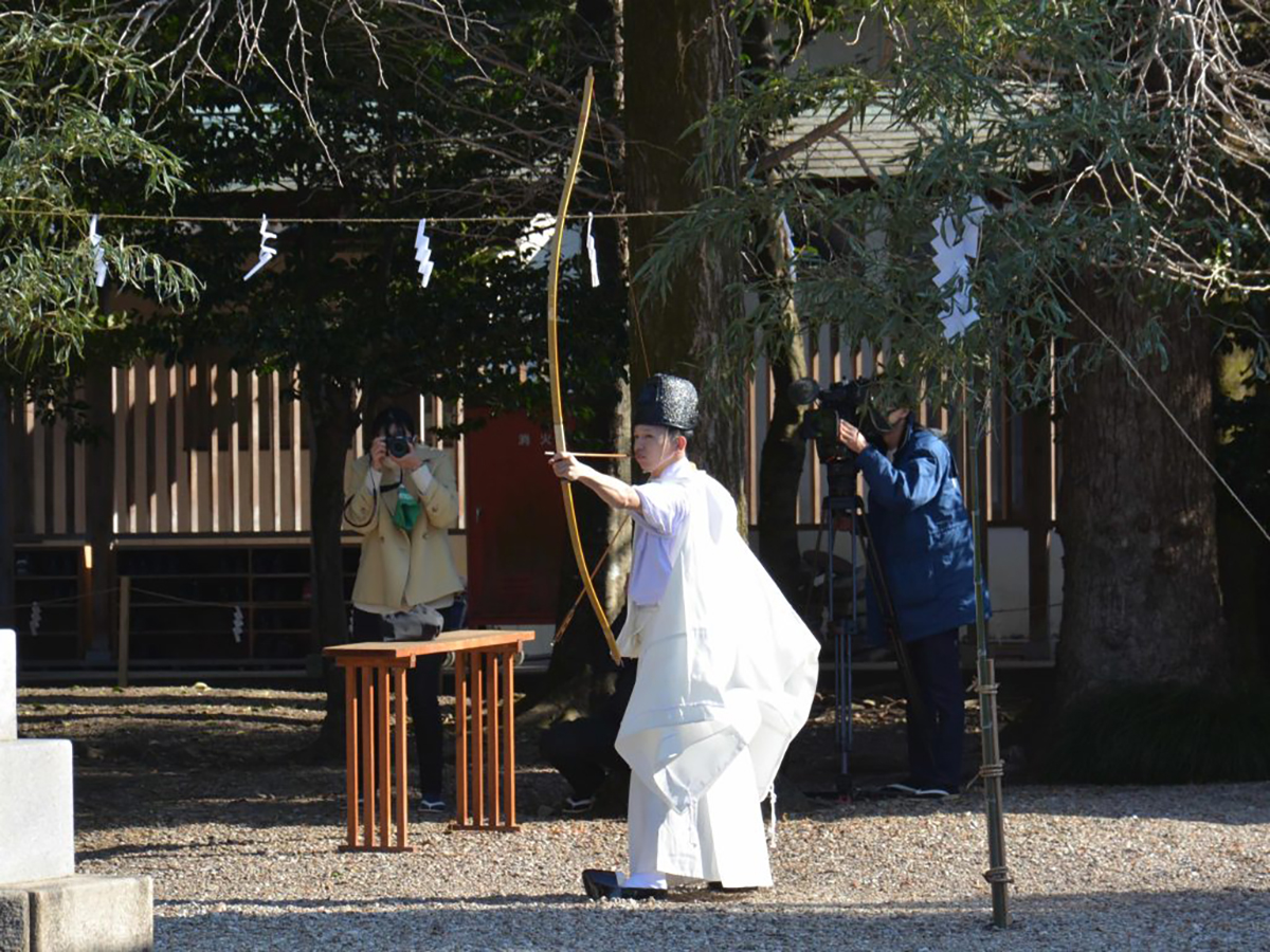 伊賀八幡宮　武者的神事