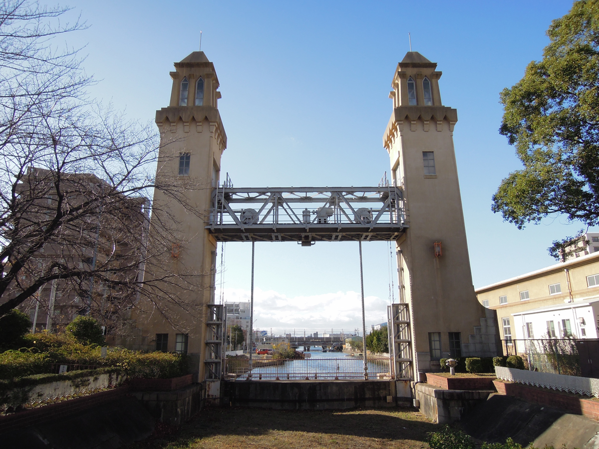 中川運河　松重閘門