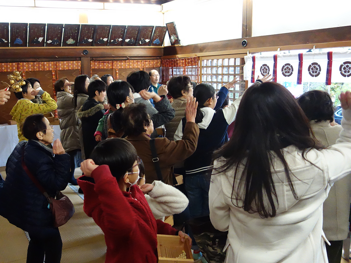 菅生神社　节分祭