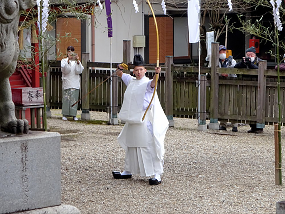 伊賀八幡宮　武者的神事