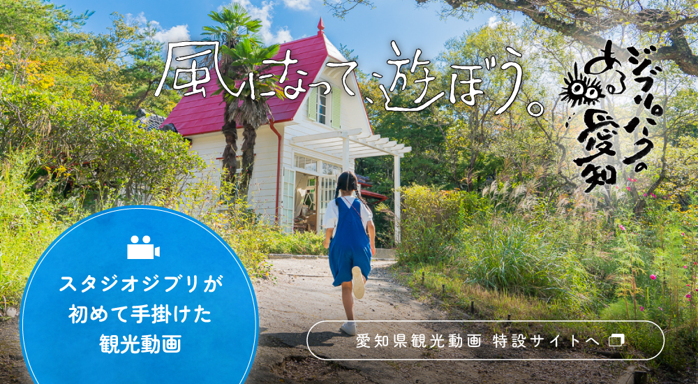 愛知県観光動画「風になって、遊ぼう。」特設サイト